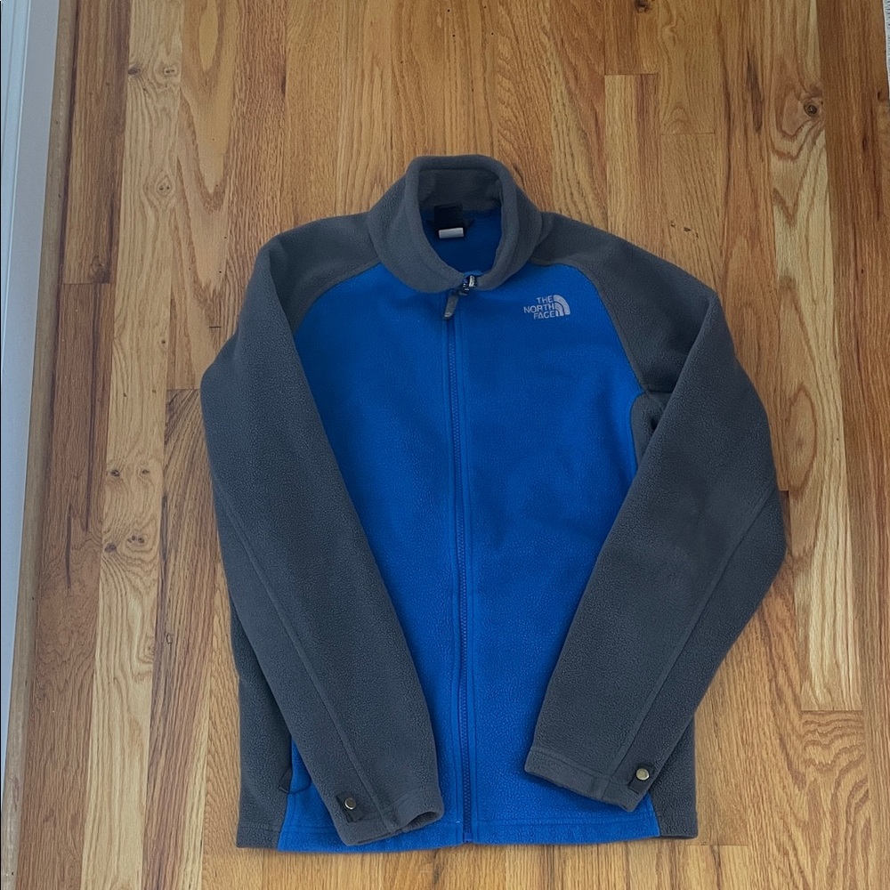 The North Face Boys Performance Jacket in Blue and Gray
